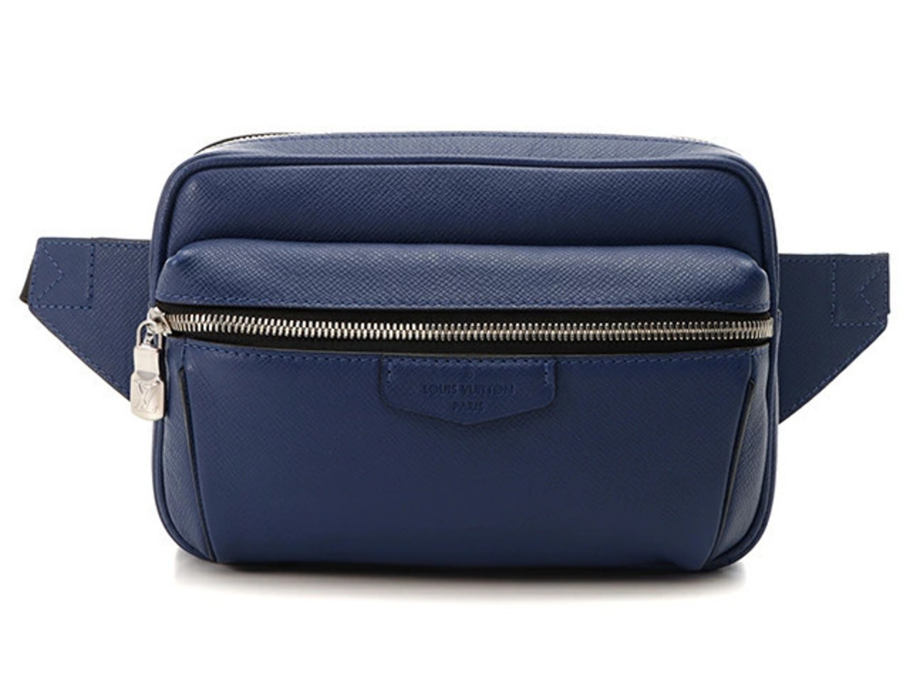 LOUIS VUITTON Bumbag Outdoor Shoulder Bag Taiga Cobalt Blue
